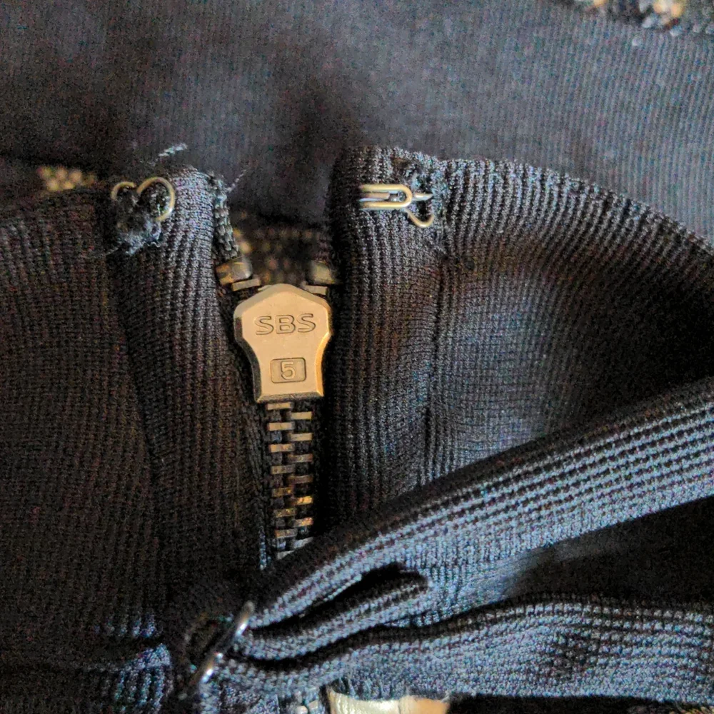 *SOLD*Torrid Black & Nude Lace Layered Bodycon Mini Dress - Picture 11 of 15
